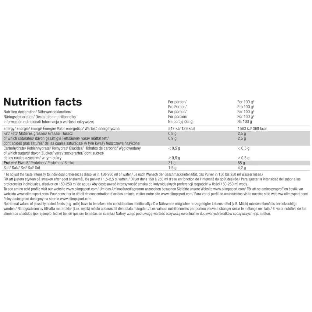 Olimp Labs Gold Beef Pro-Tein Powder Blueberry Flavour 700 g — 700 g