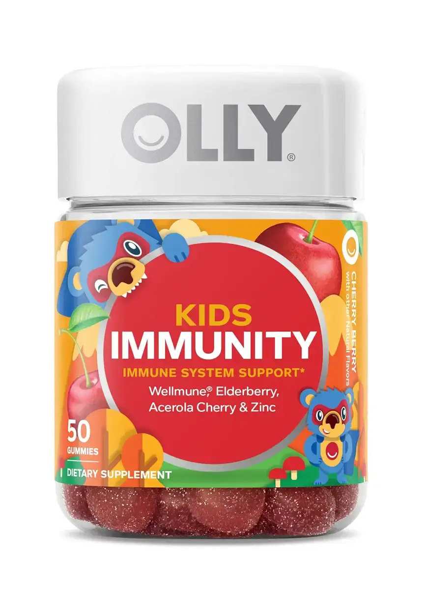 Olly Kids Gummy Immune Support Wellmune Elderberry - 50 Gummies