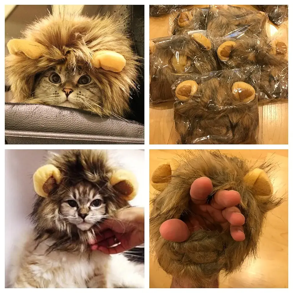 OMG Adorables Lion Mane Costume for Cat — Pet