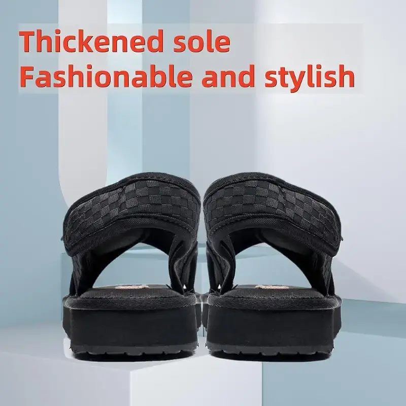 Open Toe Diabetic Sandals for Men and Women Widened Feet Arthritis Shoes Edema Shoes — KUMUROETA