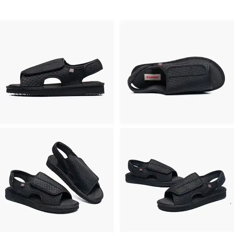 Open Toe Diabetic Sandals for Men and Women Widened Feet Arthritis Shoes Edema Shoes — Body Support