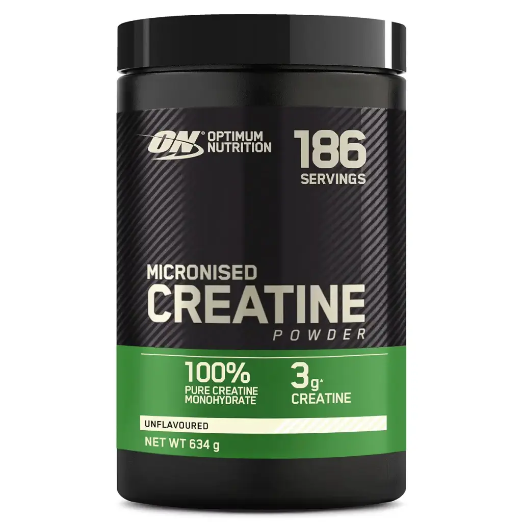 Optimum Nutrition Micronised Creatine Powder 100% Pure Creatine Monohydrate Powder for Performance and Muscle Power Unflavoured Shake 186 Servings 634 g Creatine Powder 186 Servings (Pack of 1)