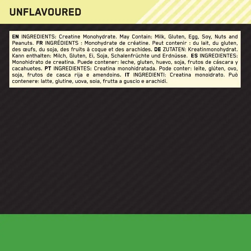 Optimum Nutrition Micronised Creatine Powder 100% Pure Creatine Monohydrate Powder for — Sports Nutrition
