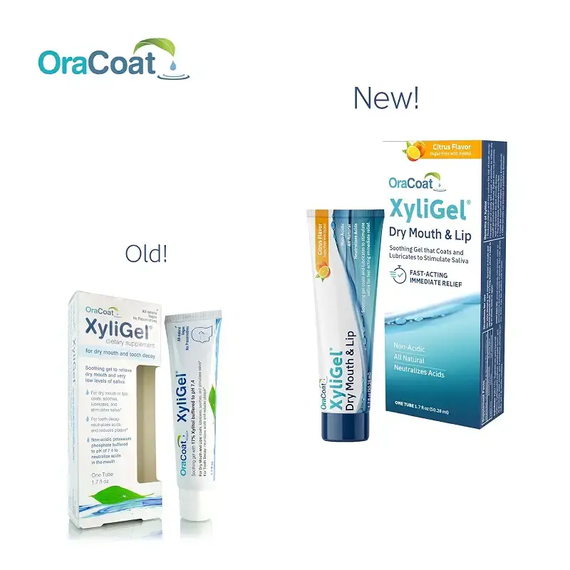 OraCoat XyliGel 1 Pack Soothing Dry Mouth Moisturizing Relief Gel with Xylitol, Sugar — Topical
