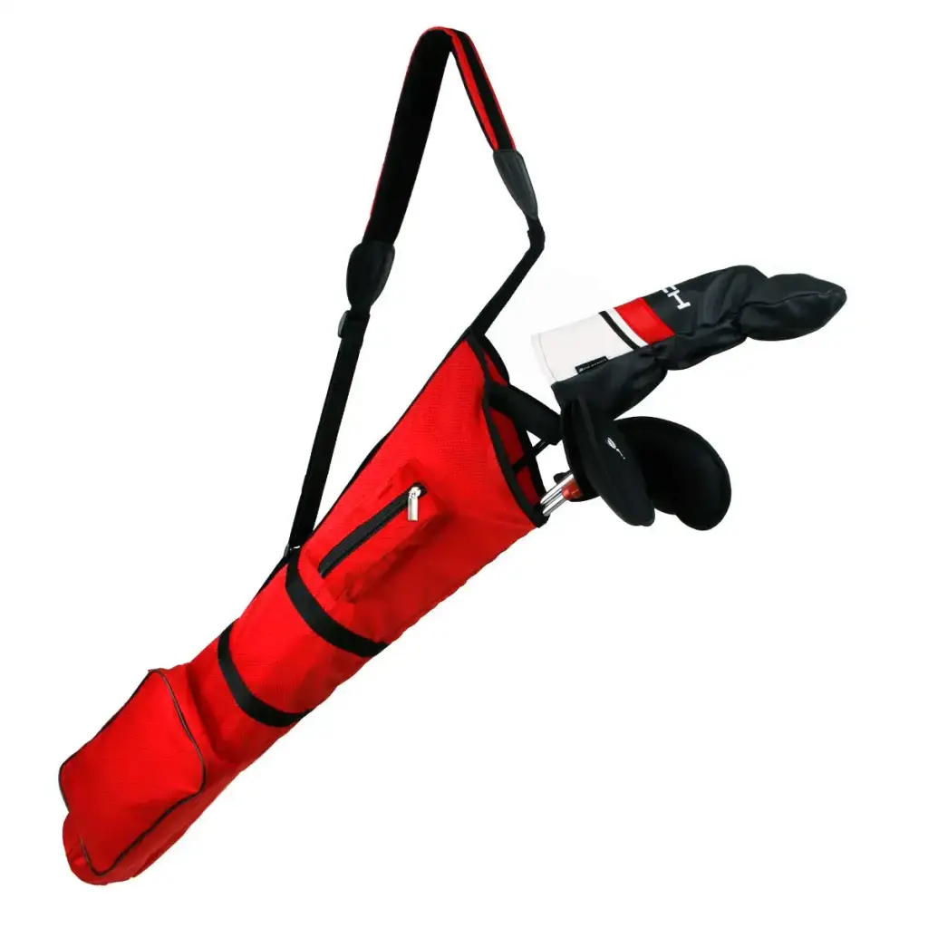 Orlimar 7 Sunday Bag, Lightweight Practice Carry Golf Bag Red — Golf