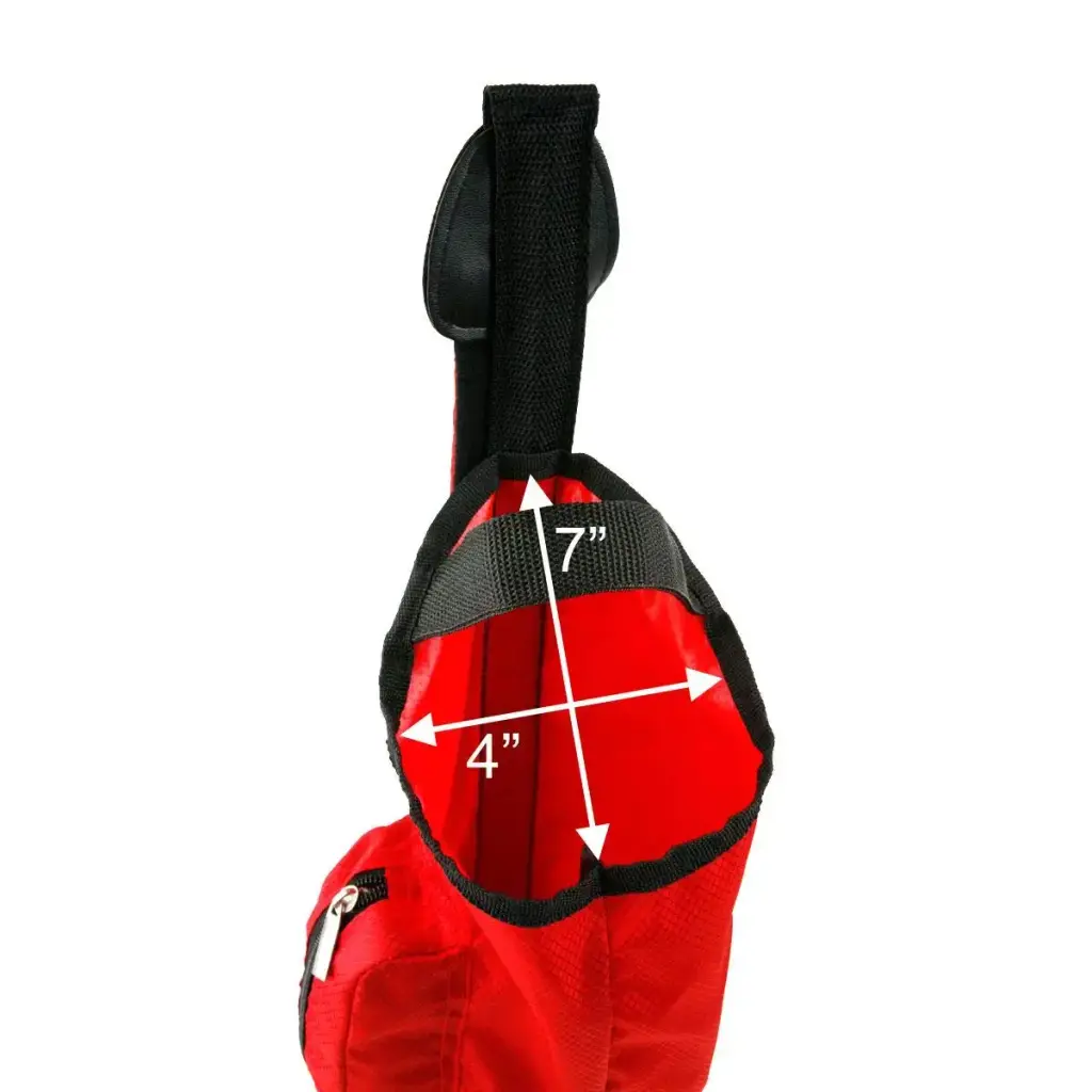 Orlimar 7 Sunday Bag, Lightweight Practice Carry Golf Bag Red — Orlimar