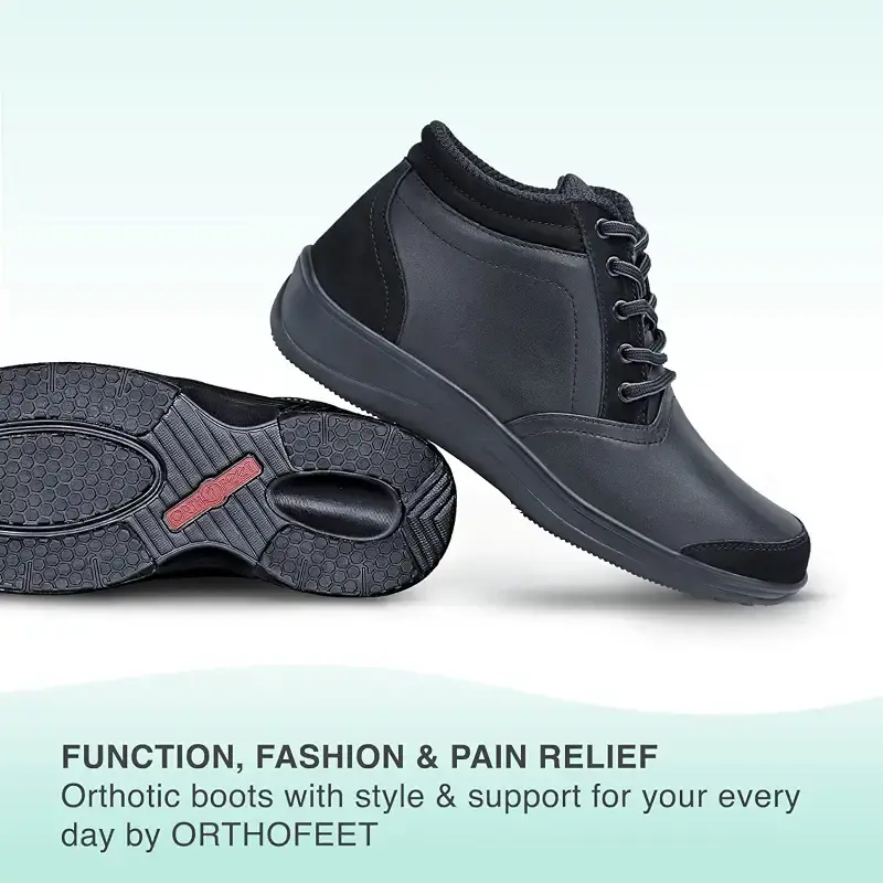 Orthofeet Innovative Orthopedic Boots for Women - Ideal for Plantar Fasciitis Foot & Heel — Orthofeet