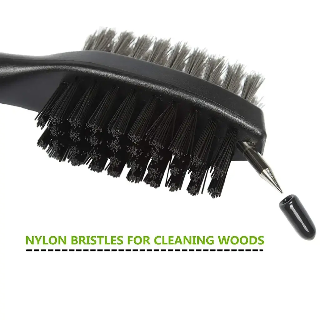 Pack of 2 Golf Club Brush and Groove Cleaner Brush Brushes for Golf Shoes/Golf — BettGolf