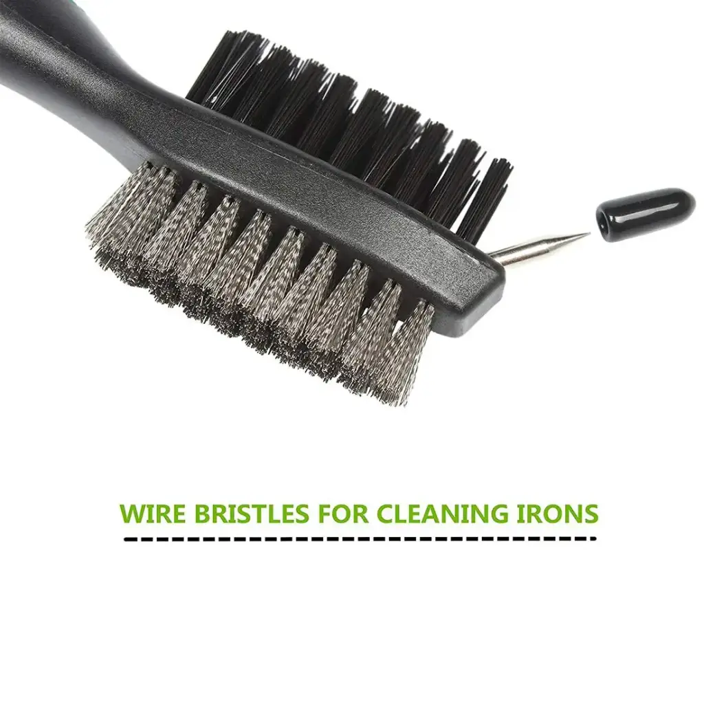 Pack of 2 Golf Club Brush and Groove Cleaner Brush Brushes for Golf Shoes/Golf — pack of 2