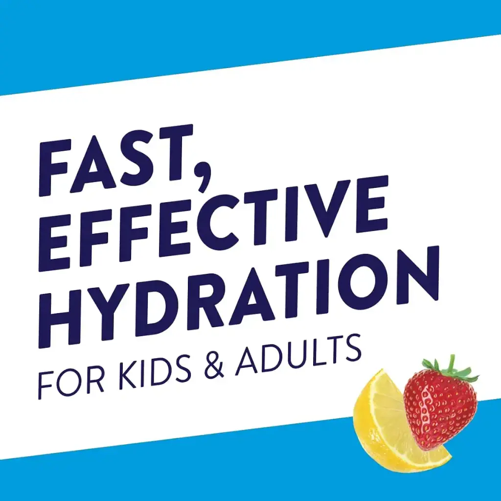 Pedialyte Electrolyte Powder, Strawberry Lemonade, Electrolyte Hydration Drink, 0.6 Ounce — 0.6 oz