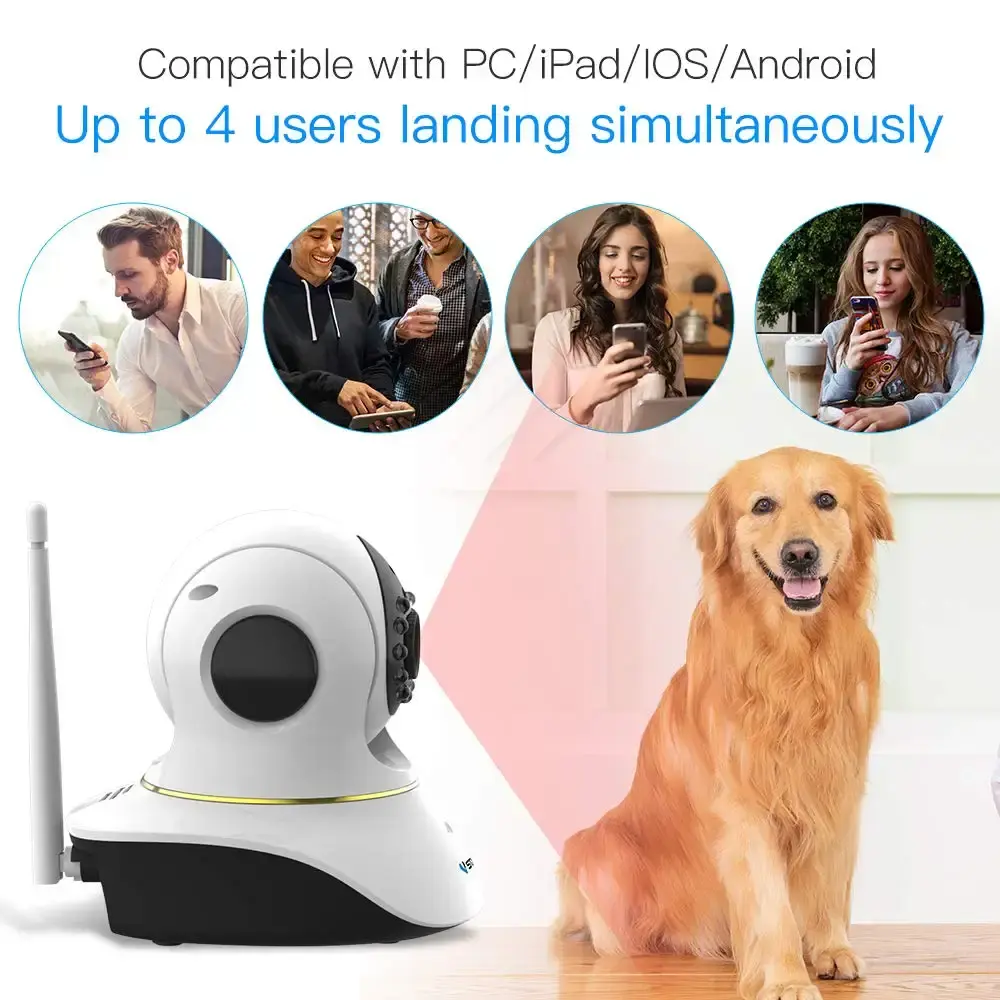 Pet Camera, VStarcam Cat Camera with Laser Wireless Dog Camera 1080P Cat Toys, Night — Pet