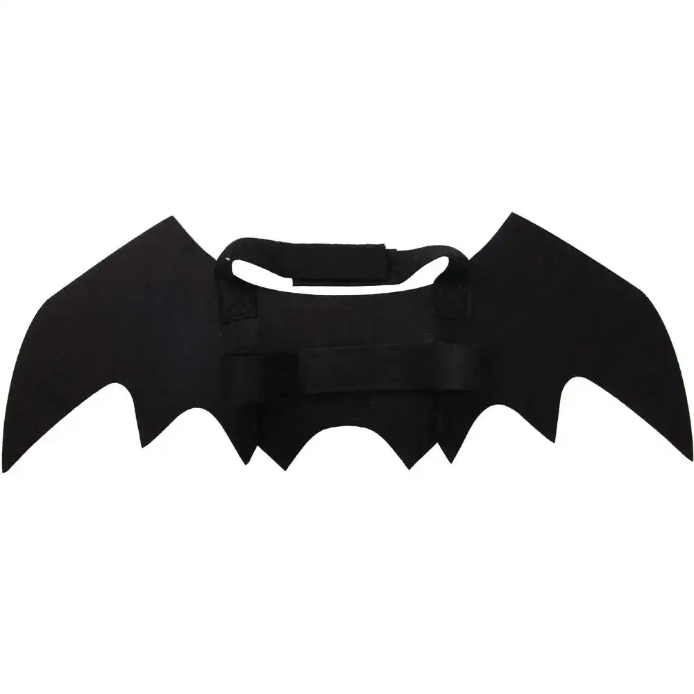 Pet Cat Bat Wings for Halloween Party Decoration, Puppy Collar Leads Cosplay Bat — Pet