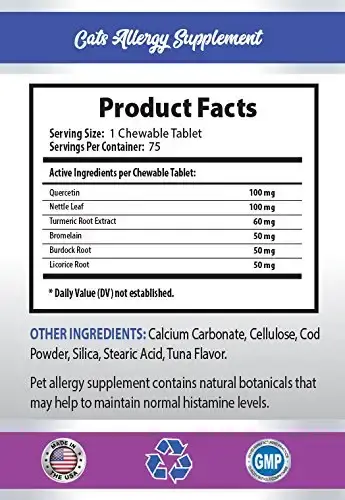PET SUPPLEMENTS & NUTRITION LLC cat Itchy Skin Relief - CAT Allergy Relief Complex - Itch — PET SUPPLEMENTS & NUTRITION LLC