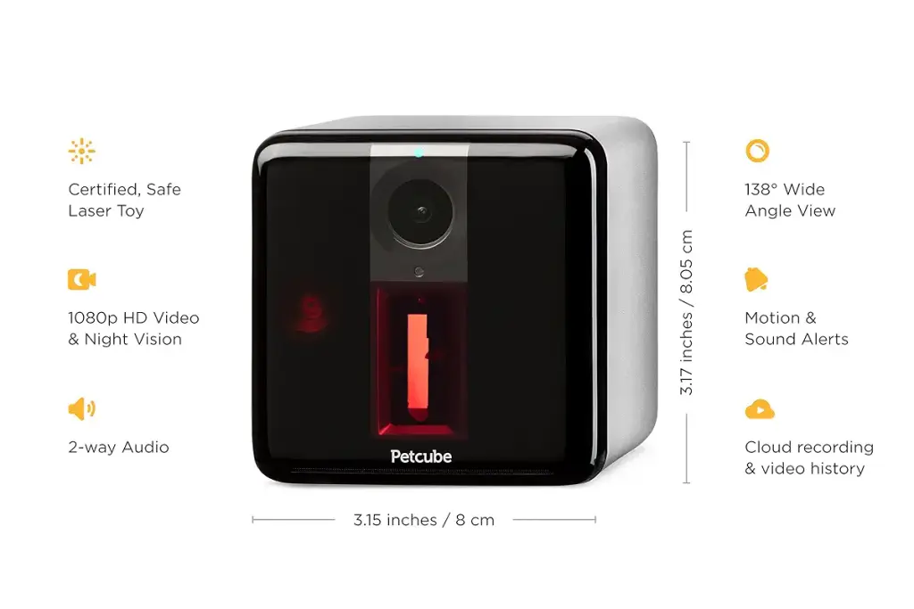 Petcube 2017 Item Play Smart Pet Camera with Interactive Laser Toy. Remote Dog/Cat — Petcube