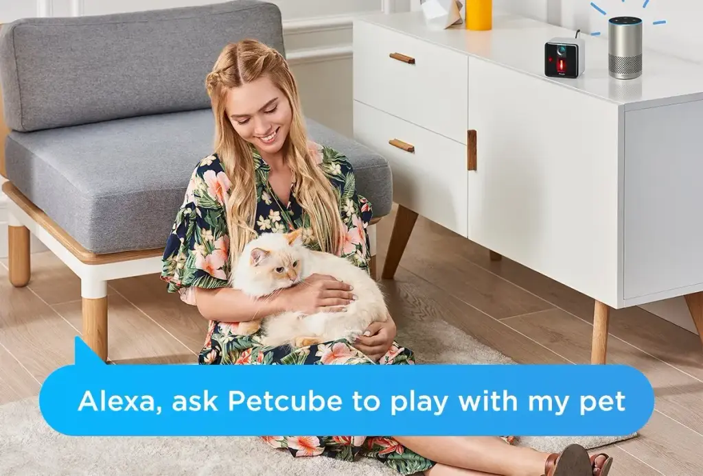 Petcube 2017 Item Play Smart Pet Camera with Interactive Laser Toy. Remote Dog/Cat — Pet