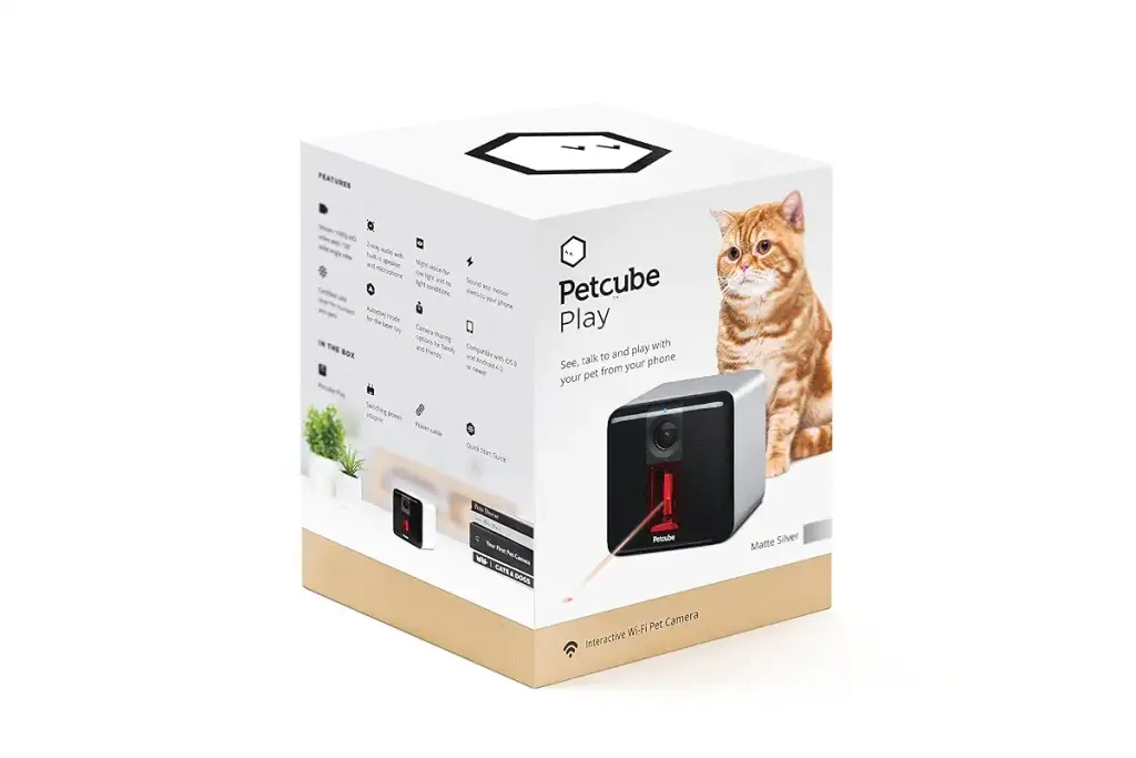 Petcube 2017 Item Play Smart Pet Camera with Interactive Laser Toy. Remote Dog/Cat — Pet