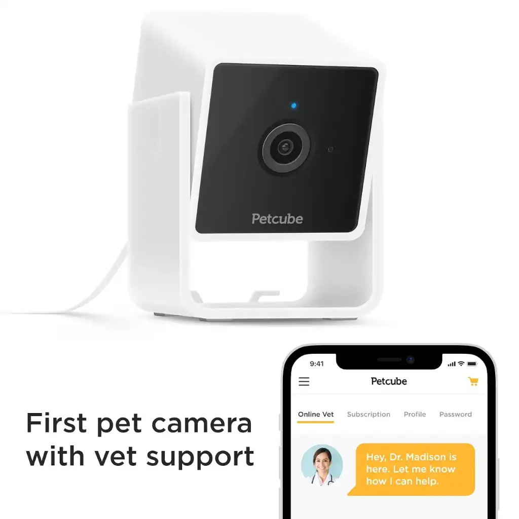 Petcube Cam Indoor Wi-Fi Pet and Security Camera with Phone App, Pet Monitor with 2-Way — Petcube