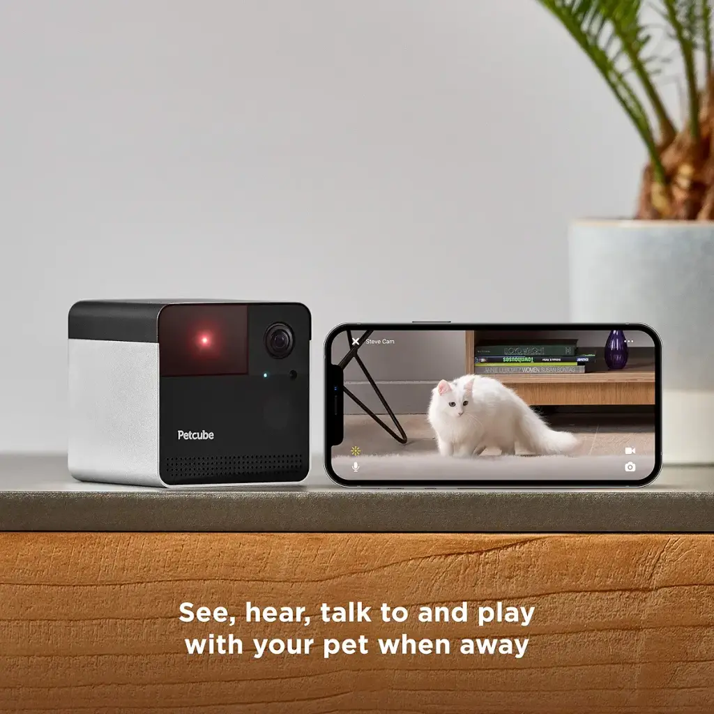 Petcube Play 2 Wi-Fi Pet Camera with Laser Toy & Alexa Built-In, for Cats & Dogs. 1080P — Petcube