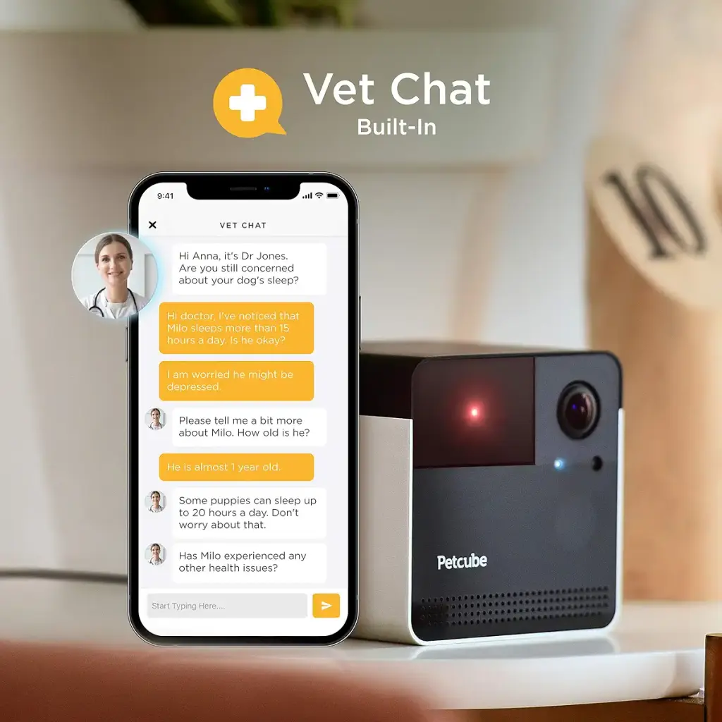 Petcube Play 2 Wi-Fi Pet Camera with Laser Toy & Alexa Built-In, for Cats & Dogs. 1080P — Pet