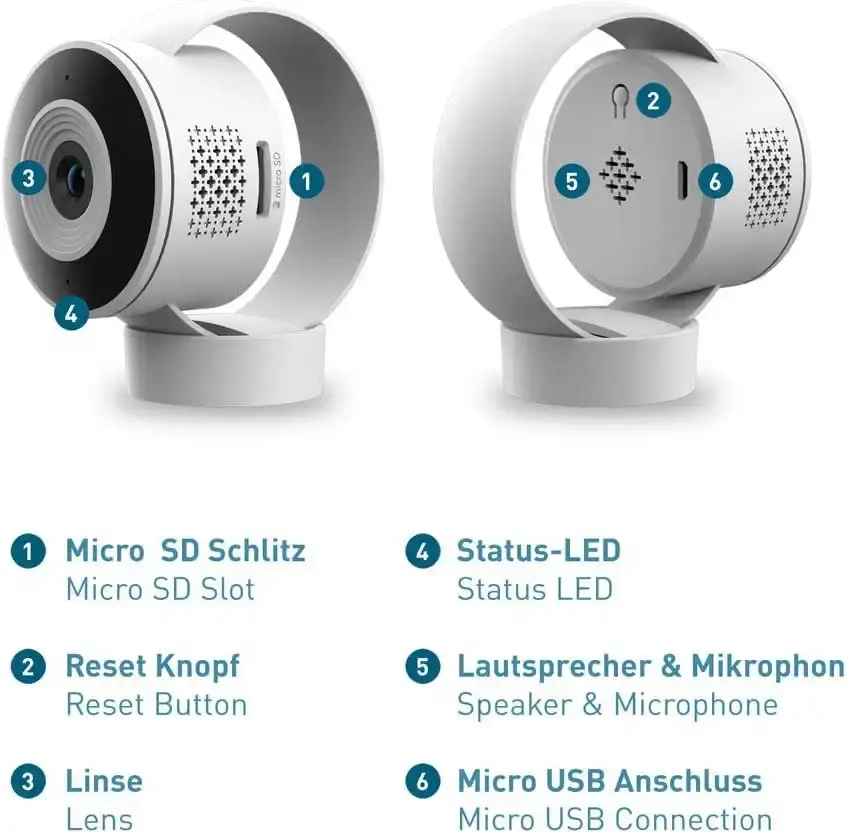 Pettec cam lite 2er set |Monitoring camera for pets with app motion detector & cell phone — Pet