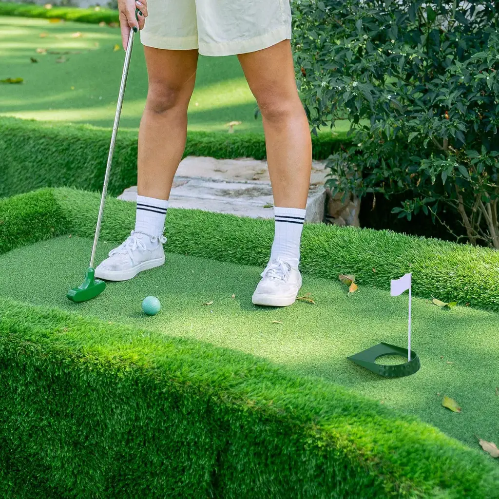 PGM Golf Putting Cup and Flag Putt Training Hole All-Direction Surface Regulation — PGM