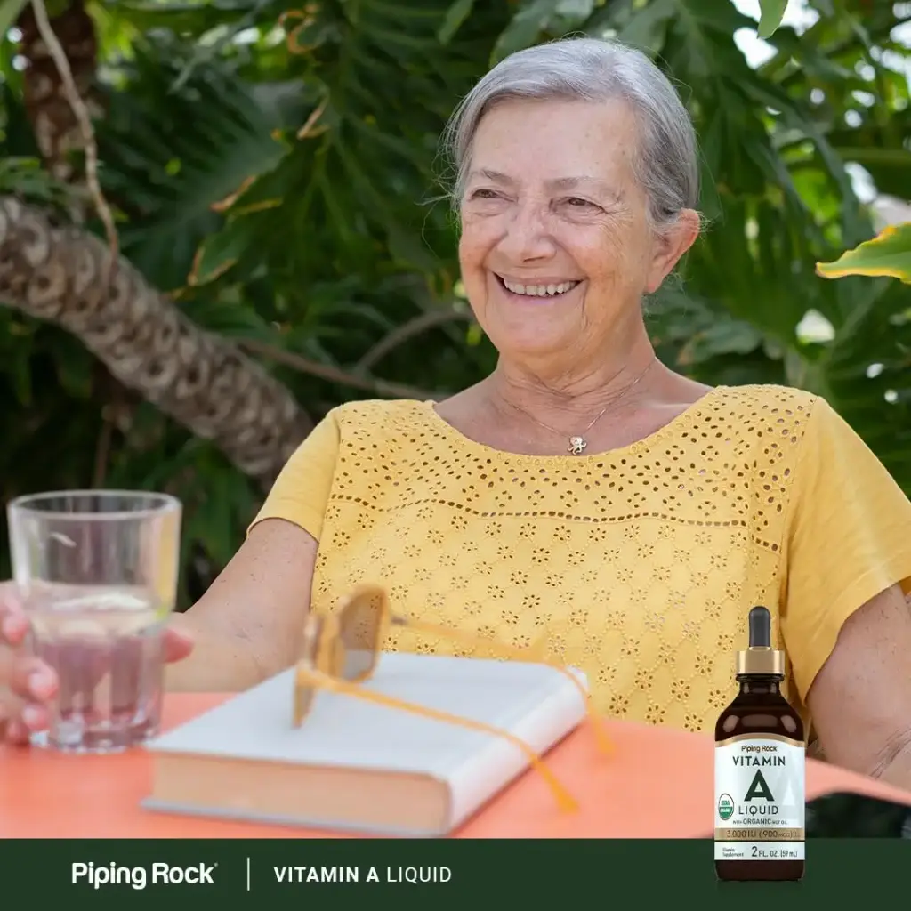 Piping Rock Vitamin A Liquid Drops | 2 fl oz | with Organic MCT Oil | Non-GMO Gluten Free — 2 fl oz