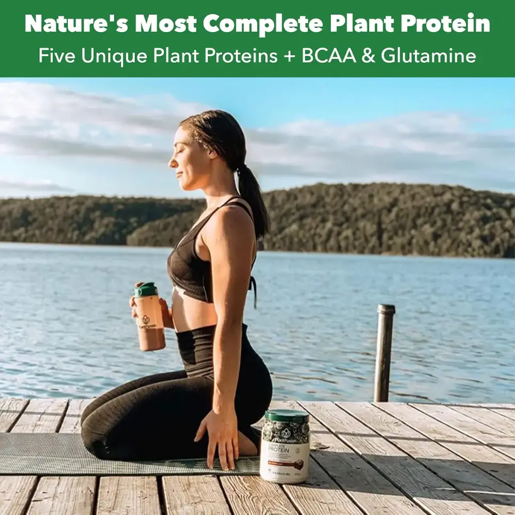 PlantFusion Vegan Protein Powder, Plant Based Protein Powder, BCAAs + Digestive Enzymes — Powder