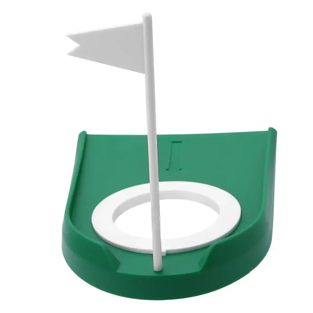 Plastic Golf Putting Cup Practice Aids with Adjustable Hole and Flag Indoor & Outdoor — Golf