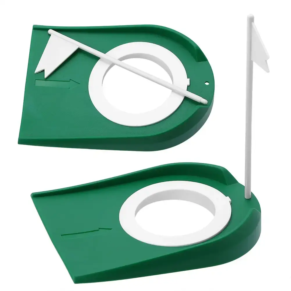 Plastic Golf Putting Cup Practice Aids with Adjustable Hole and Flag Indoor & Outdoor — VGEBY