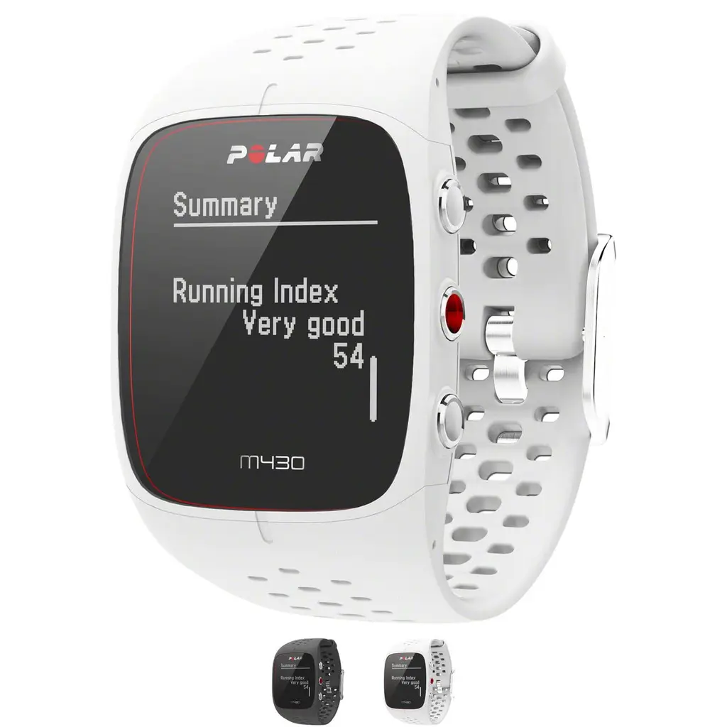 Polar M430 running watch white m/l single