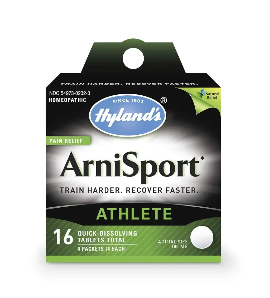 Post Workout Recovery Tablets ArniSport by Hyland's, Natural Quick Dissolving Pain Relief, 16 Count