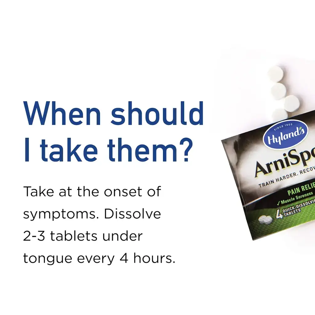 Post Workout Recovery Tablets ArniSport by Hyland's, Natural Quick Dissolving Pain — Sports Nutrition