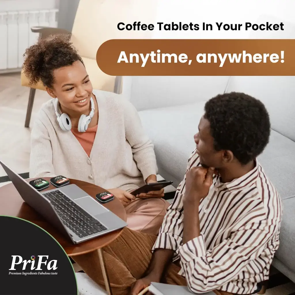 PriFa Coffee Tablets Latte Pocket Coffee - Unsweetened Real Coffee Absorbable Lozenge — Prifa
