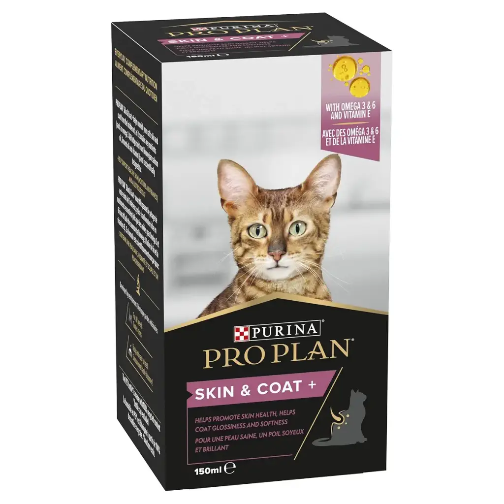 PRO PLAN Cat Skin and Coat Supplement | Skin health support lustrous coat | with salmon — PURINA ONE