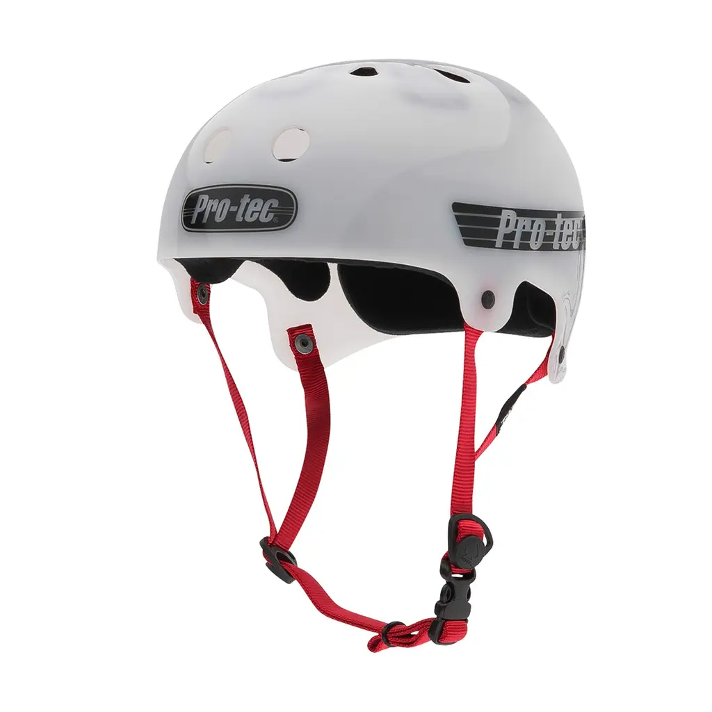 Pro-Tec Skate-and-Skateboarding-Helmets Pro-Tec The Bucky Translucent White Large