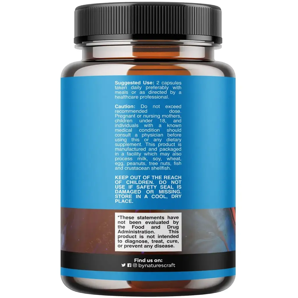 Pure Alpha Lipoic Acid Supplement with Acetyl L-Carnitine - Natural ALA ALC Amino Acids — Capsules