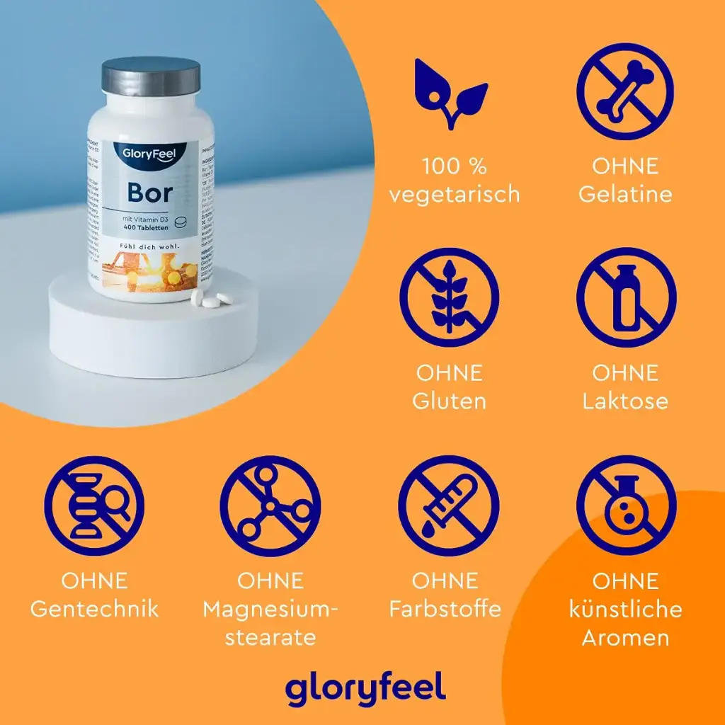 Pure boron - high -dosed with 3.5 mg boron - 400 tablets for over 1 year stock - High — Tablets