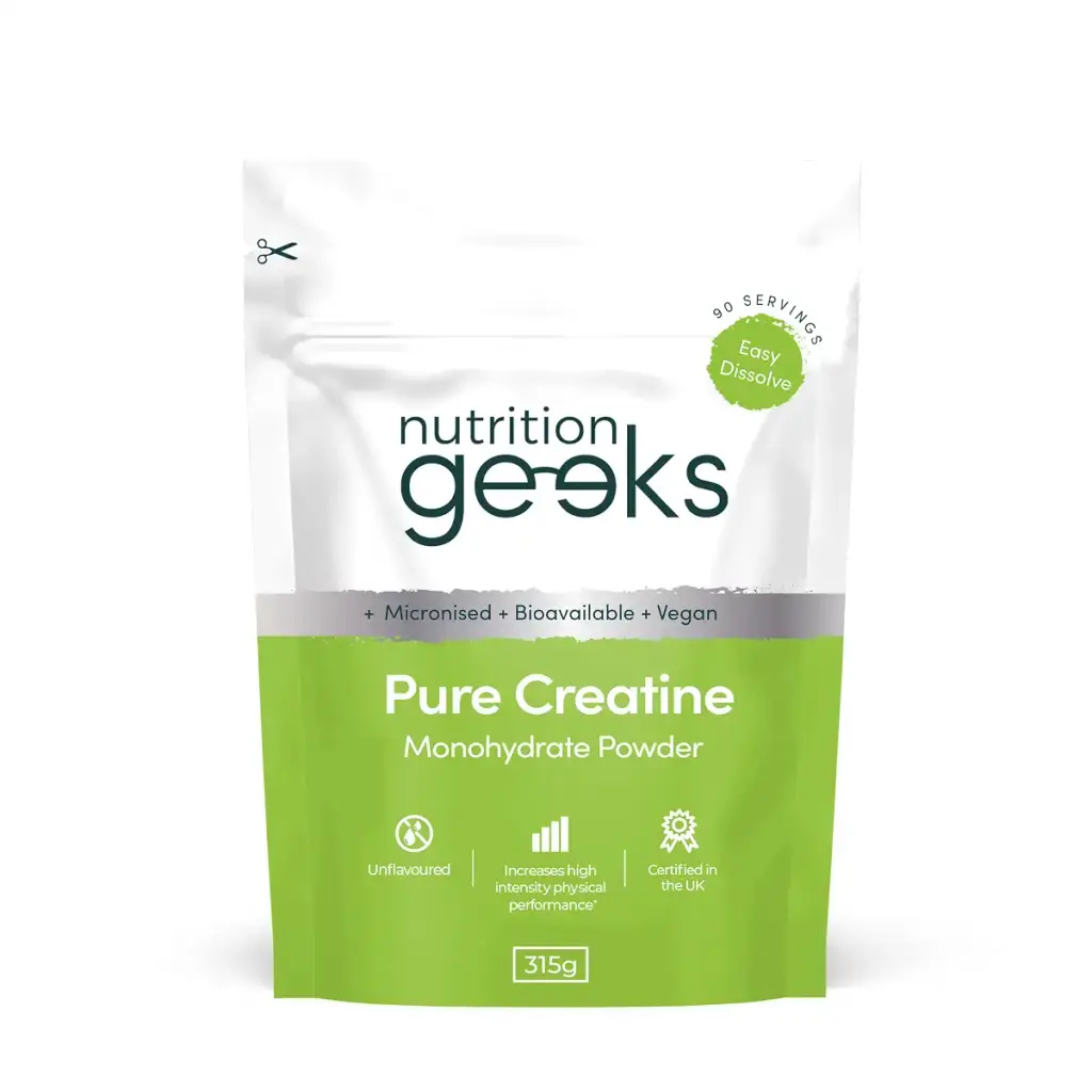 Pure Creatine Monohydrate Powder - 315g (90 Servings) - Easy Dissolve Creatine Powder Unflavoured & Micronised (Not Creatine Gummies or Creatine Tablets) Vegan Creatine for Women and Men