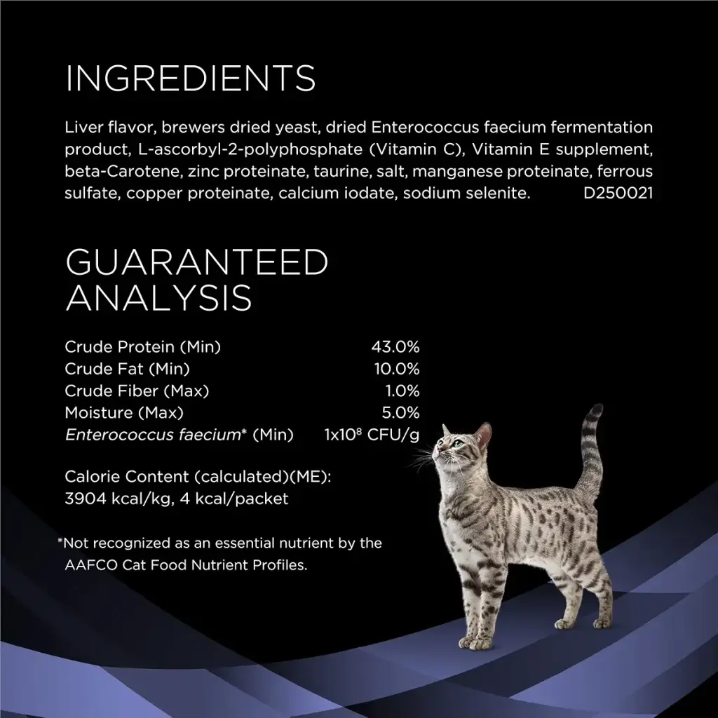 Purina Fortiflora Cat Probiotic Powder Supplement, Pro Plan Veterinary Supplements — Pet