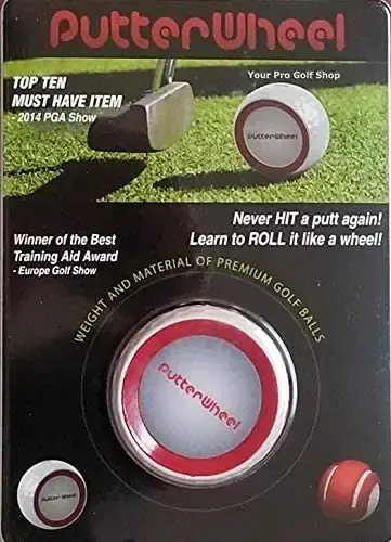 PutterWheel Golf Ball Putting Training Aid (1 Pack) Golf Training System For Practice — Golf