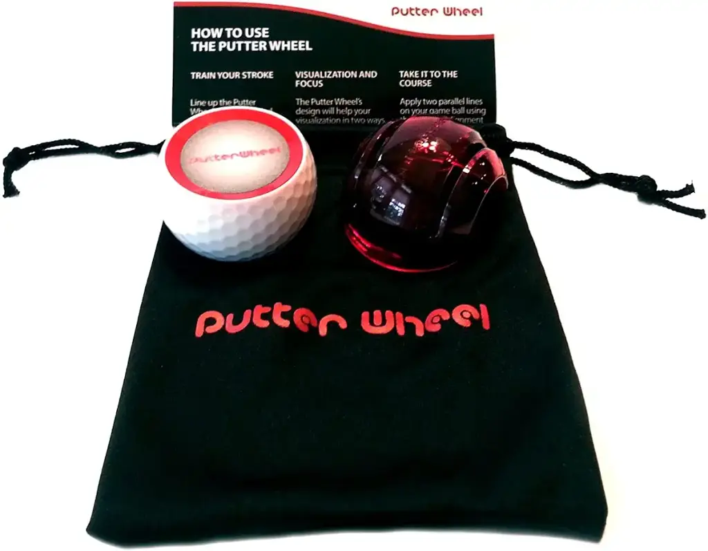 PutterWheel Golf Ball Putting Training Aid (1 Pack) Golf Training System For Practice — Golf
