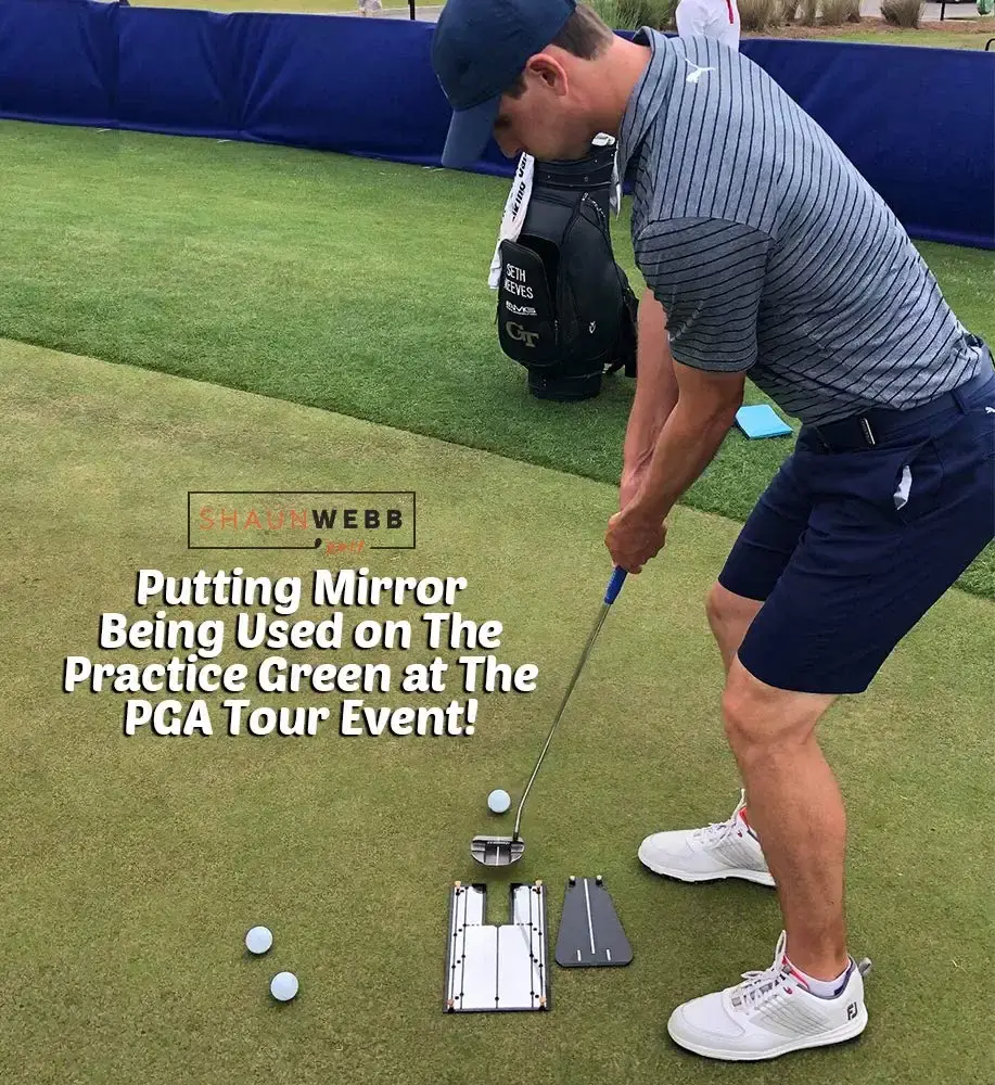 Putting Mirror 12" x 6" - Get Instant Feedback to Improve Your Stroke with This Golf — SHAUN WEBB GOLF