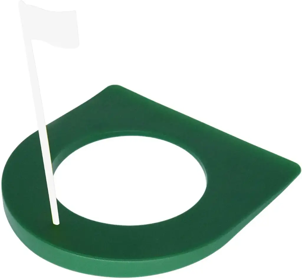 QHALEN Golf Putting Practice Cup Hole Flag Indoor & Outdoor Practice — Golf