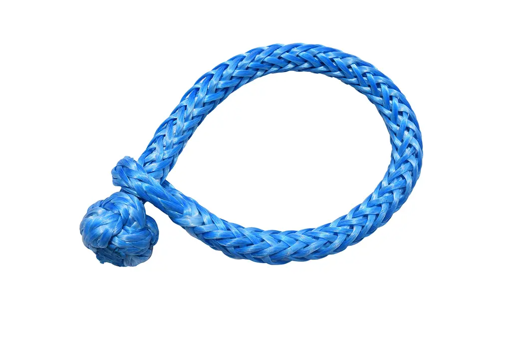 QIQU Single Leg Soft Shackle 1/4inch80mm Shackle to Replace Conventional Metal Shackle for Sailing Climbing Camping and Recovery Blue 1/4 inch