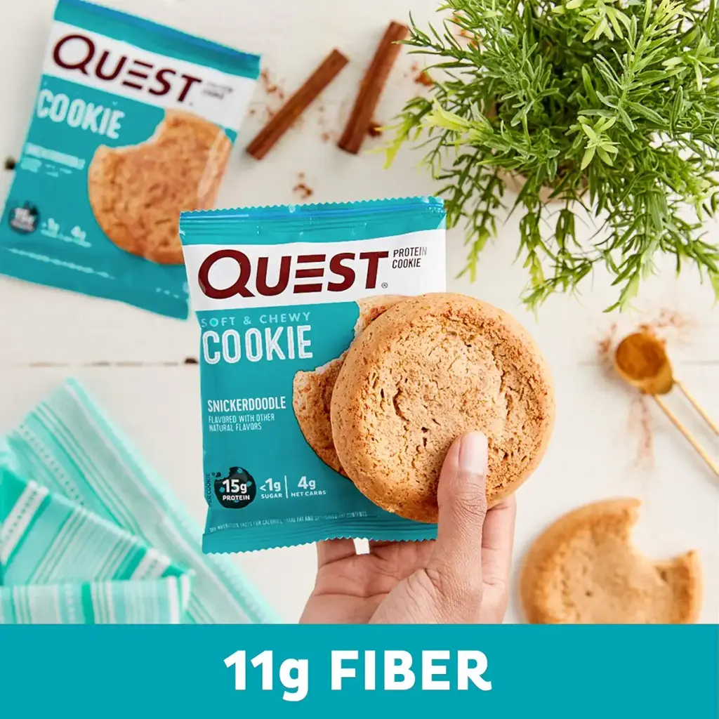 Quest Nutrition Snickerdoodle Cookies 4ct — pack of 4