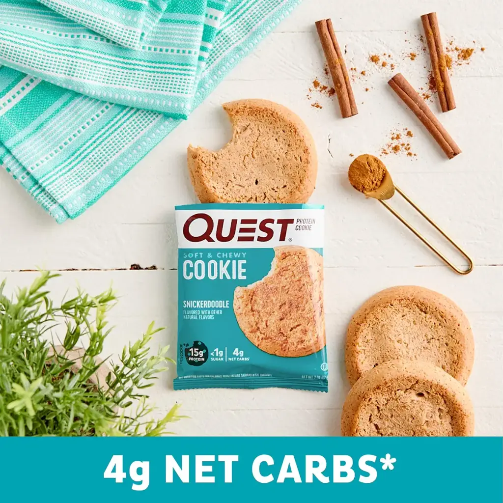 Quest Nutrition Snickerdoodle Cookies 4ct — Sports Nutrition
