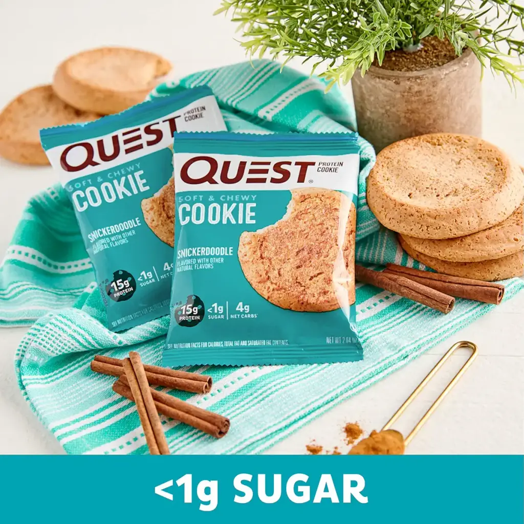 Quest Nutrition Snickerdoodle Cookies 4ct — pack of 4