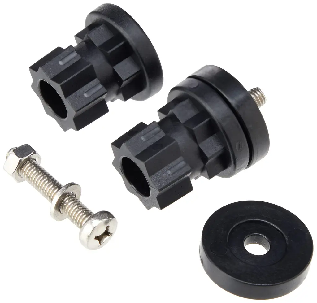 Railblaza 2 x Attachment Adapter Star Adapter - Make your own accessories compatible Black