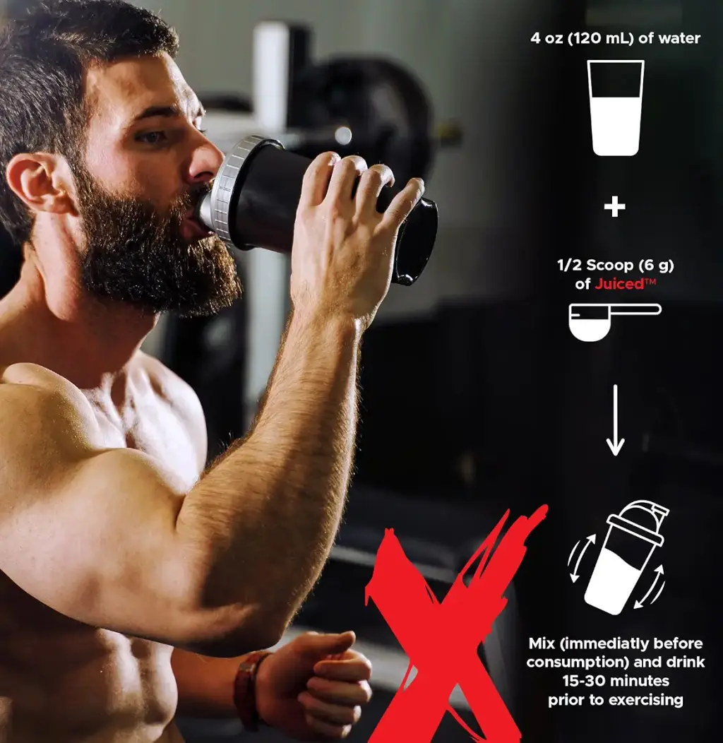 Red X Lab Juiced Pre-Workout Powder Pumps & Strength Hyper Concentrate L-Citrulline Beta — 200 g