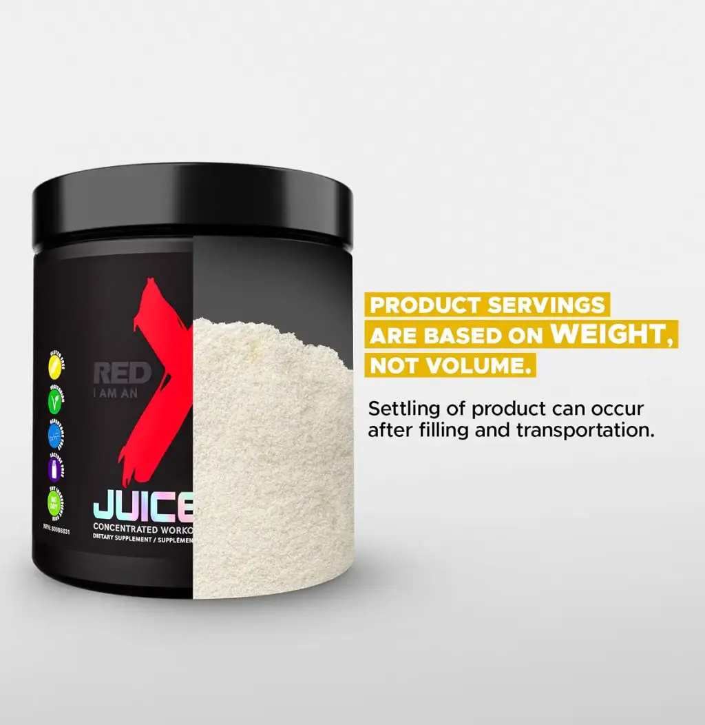 Red X Lab Juiced Pre-Workout Powder Pumps & Strength Hyper Concentrate L-Citrulline Beta — Sports Nutrition